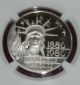 1986 Statue Of Liberty Ultra Cameo 100 Franc Platinum,  Ngc Pr69 20 Grams Pure Pt Europe photo 1