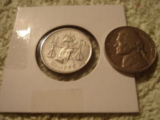 1950 Mexico 25 Centavo Silver Coin photo