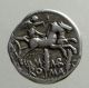 Marcia 8 Silver Denarius_roman Republic_victory In Biga_2 Ears Of Corn Coins: Ancient photo 1