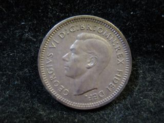 1951 Great Britain 3 Pence Prooflike Mintage Of 1468 photo