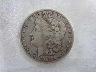 1885 - O - Morgan Silver Dollar 90 Silver photo