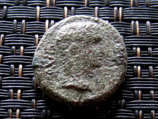 Macedonia,  Philippi Tiberius 14 - 37 Ad Two Colonists Plowing Right With Two Oxen photo