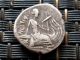 Greek City Histiaia In Euboia - Silver Ar Diobol 300 - 200 Bc Ancient Greek Coin Coins: Ancient photo 1