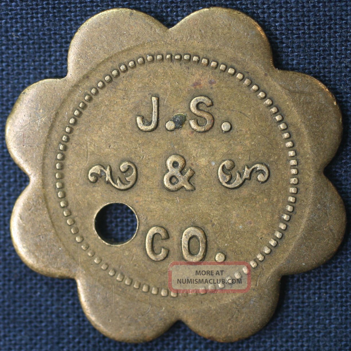 1912 J. S. & Co. Good For 2½¢ In Trade John Schafer & Co ...