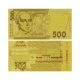 Gold Ukraine 500 Hryvnia Uah Banknote 99.  9 24k Gold Replica Note In Mylar Sleeve Europe photo 2