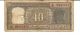 1980 ' S India 10 Rupees Ten Rupees Bank Note Note With Water Mark Asia photo 1