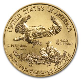 2015 1/4 Oz Gold American Eagle Brilliant Uncirculated photo