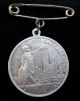 Crowned 1937 George Vi & Queen Elizabeth Medal With Pin Exonumia photo 1