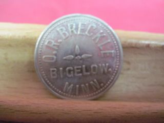 Bigelow Minnesot Mn Good For 5c In Trade Token Circulated O R Breckle photo