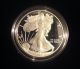 1999 - P 1 Oz Proof Silver American Eagle (w/box &) Coins photo 1