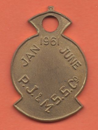Manly,  Australia Ferry Boat Transportation Token Aus - 480 - Na 423 - Rare & Dated Pass photo