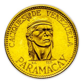Venezuela 6 Gramos Gold De Oro Puro - Sku 31962 photo