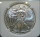 2011 Ms70 Early Releases 25th Anniversary 1oz Silver American Eagle Ngc Silver photo 2