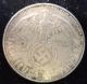 1938 German Third Reich Silver 2 Mark Nazi Coin 3 Germany photo 1