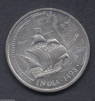 Portugal Commemorative Coin 200 Escudos 1998 India Unc photo