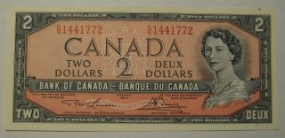 1954 - Canada 2 Dollars Banknote - Au photo