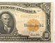 Series 1922 $10.  00 Gold Certificate Large Size Currency Ten Dollar Bill Large Size Notes photo 3