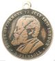 1875 Antique Art Medal Pendant With Decors Of A Coffin Ship - Rare Exonumia photo 2