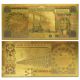Saudi Arabia Gold Banknote Colorful 100 Riyals Note 24k Pure Gold Plated Unique Middle East photo 2
