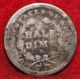 1838 - O Orleans Seated Liberty Silver Half Dime Half Dimes photo 1