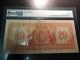 1917 Canadian Bank Commerce Canada $20 Twenty Dollars Pmg Certified Very Fine 20 Canada photo 2