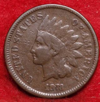 1873 Philadelphia Copper Indian Head Cent photo