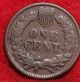 1873 Philadelphia Copper Indian Head Cent Small Cents photo 1