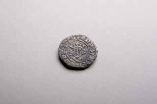 Unidentified Medieval English King Hammered Silver Penny Coin photo