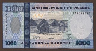 Rwanda,  1000 Francs,  01/07/2004,  P31a,  Unc photo