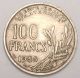 1955 France French 100 Francs Liberty Head Coin Vf France photo 1