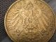 1890 A Gold 10 Marks.  Germany - German Empire - Prussia.  Wilhelm Ii.  Agw.  1152 Germany photo 5