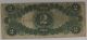 1917 $2 Legal Tender Large Note Boxfs6 Large Size Notes photo 1