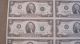 Uncut Sheet Of (16) $2 Bills 1976 Series Uncirculated Small Size Notes photo 2