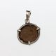 Ancient Coin Pendant,  Sterling Silver Pendant With Authentic Widow ' S Mite Coin Coins: Ancient photo 1