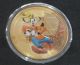 Uncirculated 2014 Disney Goofy 24k Gold Plated Coin 1 Ounce In Capsule Australia & Oceania photo 1