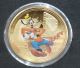 Uncirculated 2014 Disney Goofy 24k Gold Plated Coin 1 Ounce In Capsule Australia & Oceania photo 4
