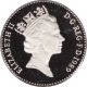 1989 United Kingdom Silver Proof Piedfort One Pound Coin,  Box & Cert UK (Great Britain) photo 1
