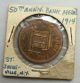 1914 The First National Bank St.  Johnsville,  N.  Y.  Fiftieth Anniversary Token Exonumia photo 1