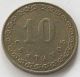 Paraguay,  Coin,  10 Centavos 1908,  Scarce Only 300.  000 Minted South America photo 1