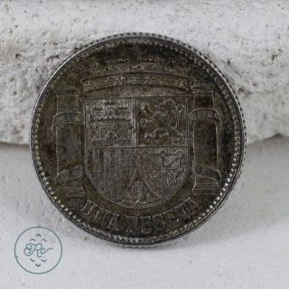 Vintage 835 Coin Silver - 1933 Au Spain Republic Peseta 5g - Coin Gt9162 photo
