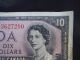 1954 Canada Ten Dollar Bill Fc Prefix Devil Face Signed Beattie & Coyne Canada photo 1