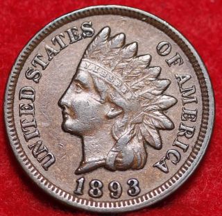 1893 Philadelphia Copper Indian Head Cent photo
