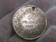 1849 Bb Silver 50 Francs Crown.  France.  Strasburg.  Hercules & Nymphs.  Hole Europe photo 3