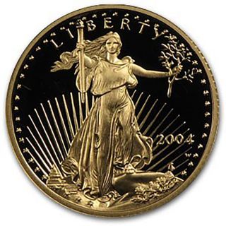 2004 W $5.  00 1/10th Oz Gold Proof American Eagle Ngc Pf 69 U Cam $188.  88 photo