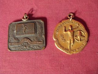 1925 Mohawk Carpet Mills Amsterdam Ny Field Day Medal For The Broad Jump photo