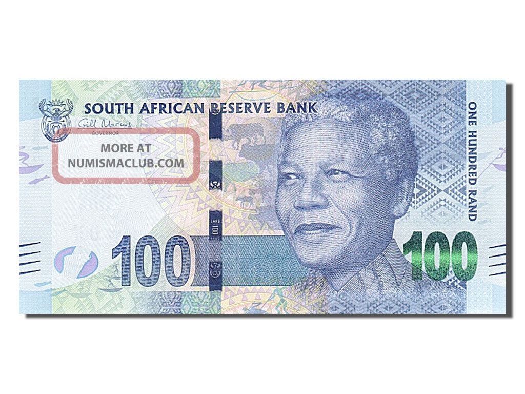 255986 South Africa 100 Rand Type Nelson Mandela Pick 136