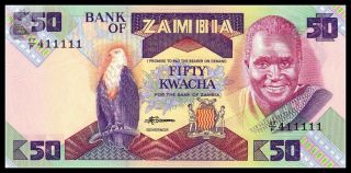 Zambia 50 Kwacha,  Unc photo