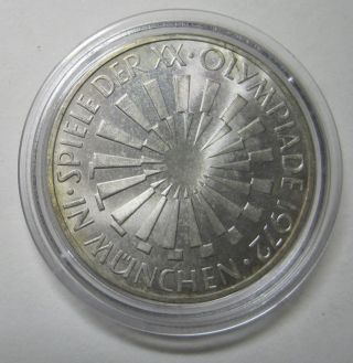 Germany,  Federal Republic,  10 Mark,  1972,  0.  625 Silver,  Munich Olympics photo