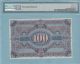1911 100 Mark German States Bank Of Saxony Pmg 64 Pick S952b Europe photo 1