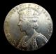 1937 George Vi & Queen Elizabeth Coronation Silver Medal Official Royal Exonumia photo 2